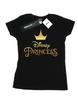 Женская/женская хлопковая футболка с логотипом Princess Crown