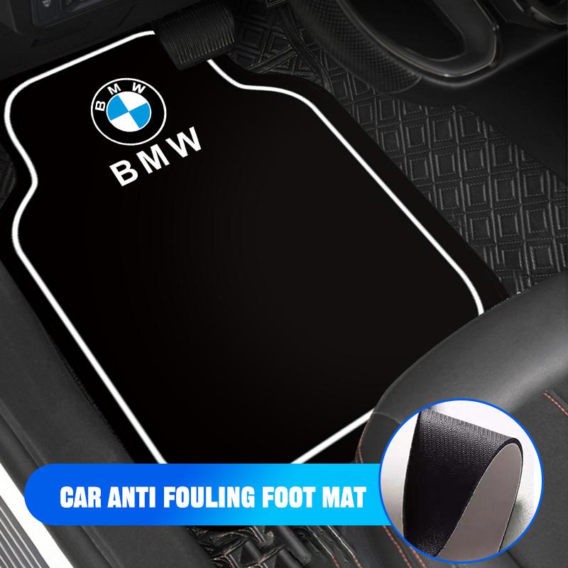 BBKY7 Car Floor Mats Auto Front and Rear Carpet Foot Mats with Rubber Backing For BMW E60 E70 E82 E88 E90 E92 F01 F10 F30 G01 G20 G21