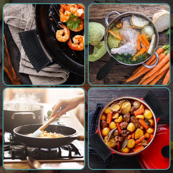 1 комплект, ручка для кастрюли, термостойкая нескользящая противоскользящая ручка для захвата горячей сковороды, тарелка, подъемник для посуды, кухня