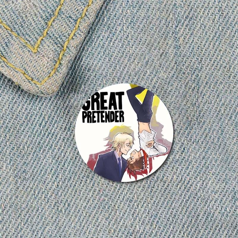 Броши-монеты японского аниме для женщин, милый значок манги, рюкзак, бижутерия, аксессуары, памятные подарки для фанатов