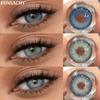 Funsachy 1Pair Natural Color Contact Lenses for Eyes Cosmetic Colored Lenses Brown Contact Lenses Yearly Beauty Color Lens Eyes