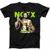 Jesus Never Trust A Hippie NOFX Music Gift Black Tee T Shirt 204