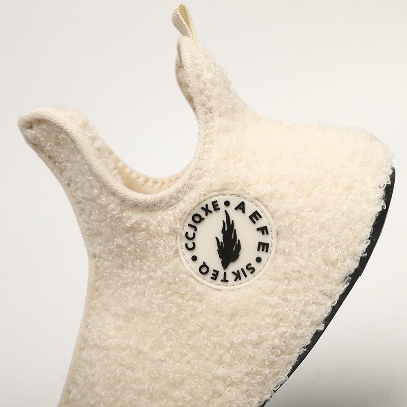 Новинка 2023 года, зимняя бархатная пара обуви, большие размеры, кокосовая обувь, повседневная обувь, туфли без шнуровки для ленивых