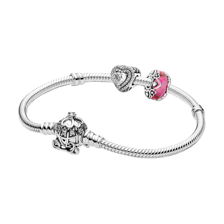 Pandora Браслеты из стерлингового серебра 925 пробы Женские серебряные ZT26011355A