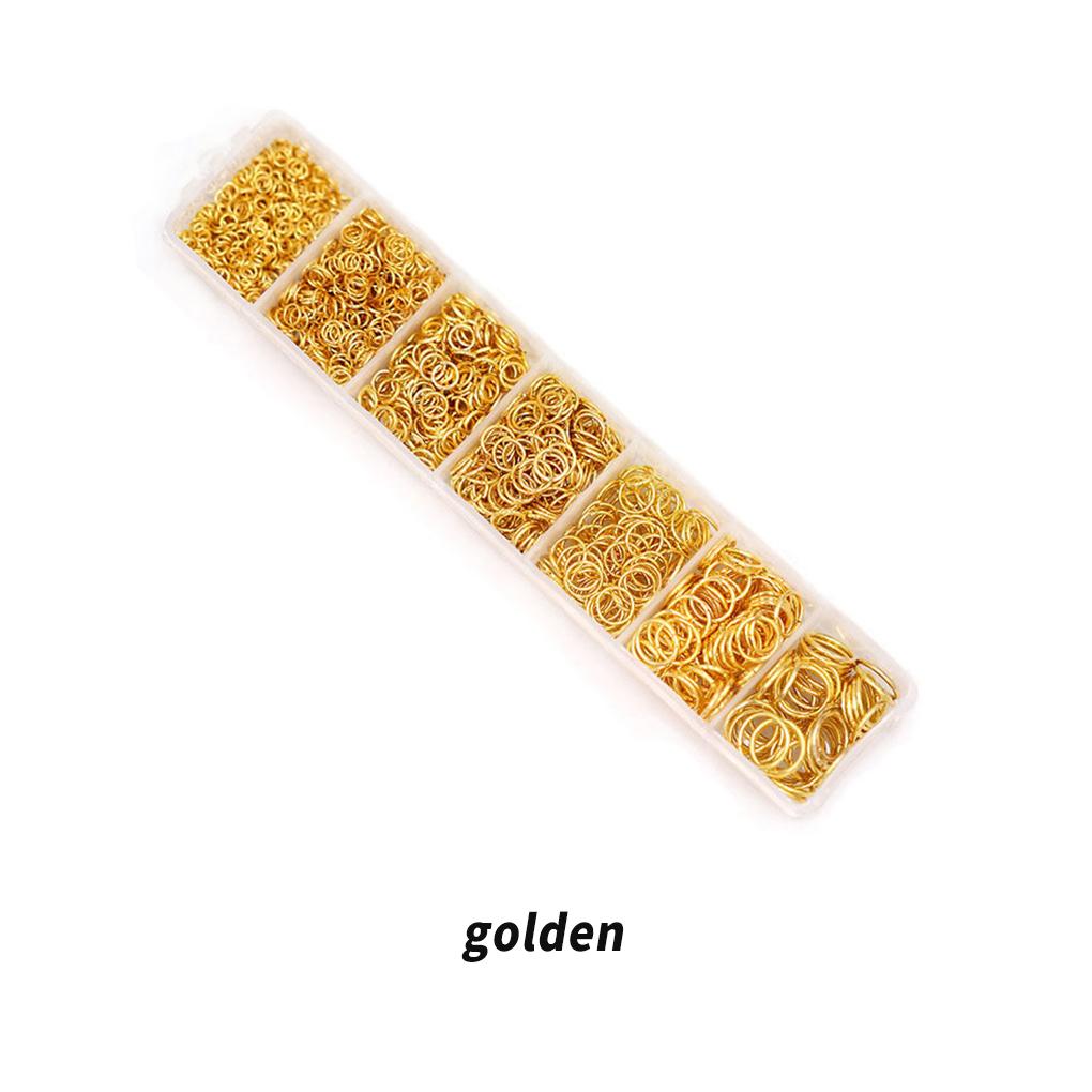 Jump Rings Crafts Making O Ring Closed Craft Self-Assembly Jewelry Findings Kit Components Charm Accessory Handmade