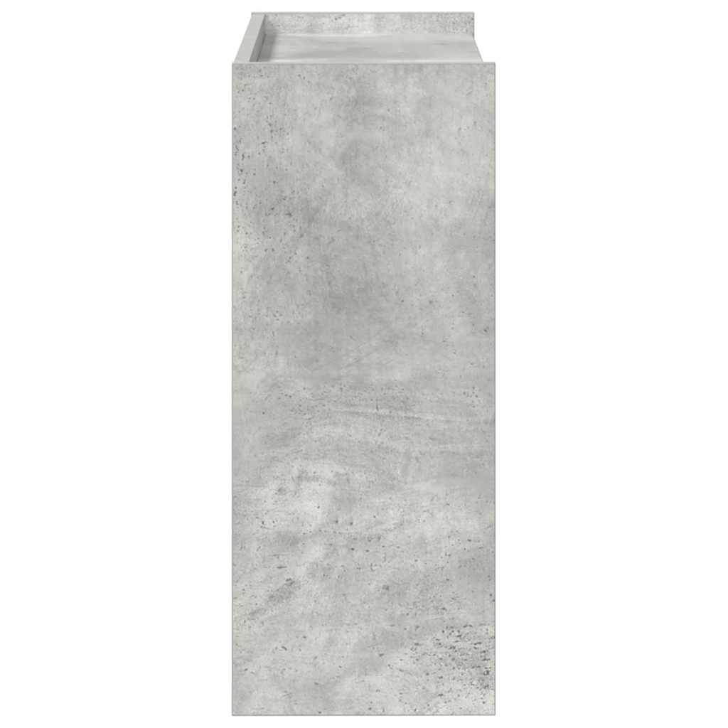 Shoe Rack Concrete Grey 60 x 25 x 62 cm Particleboard