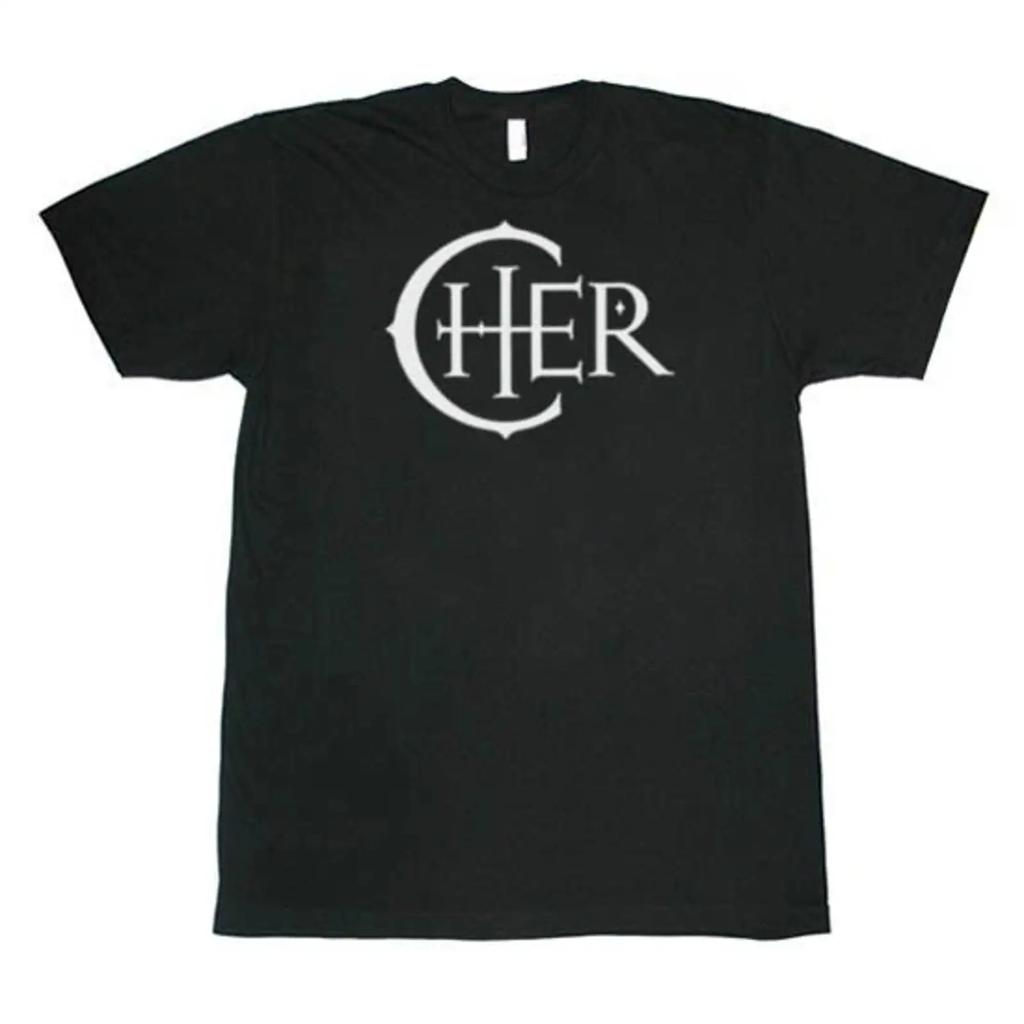CHER Goddess of Pop music t shirt vintage Washed fashion Versatile streetwear Casual Breathable Unisex Soft designer clothes