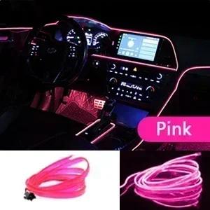 Car Led RGB Ambient Light Strip 1/3/5M Control USB Fiber Optic Neon Lamp Auto Interior Led Decoration Lights