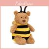 Bear Bee Plush Toy Cartoon Stuffed Doll Animal Bedroom Decoration Kids Gift