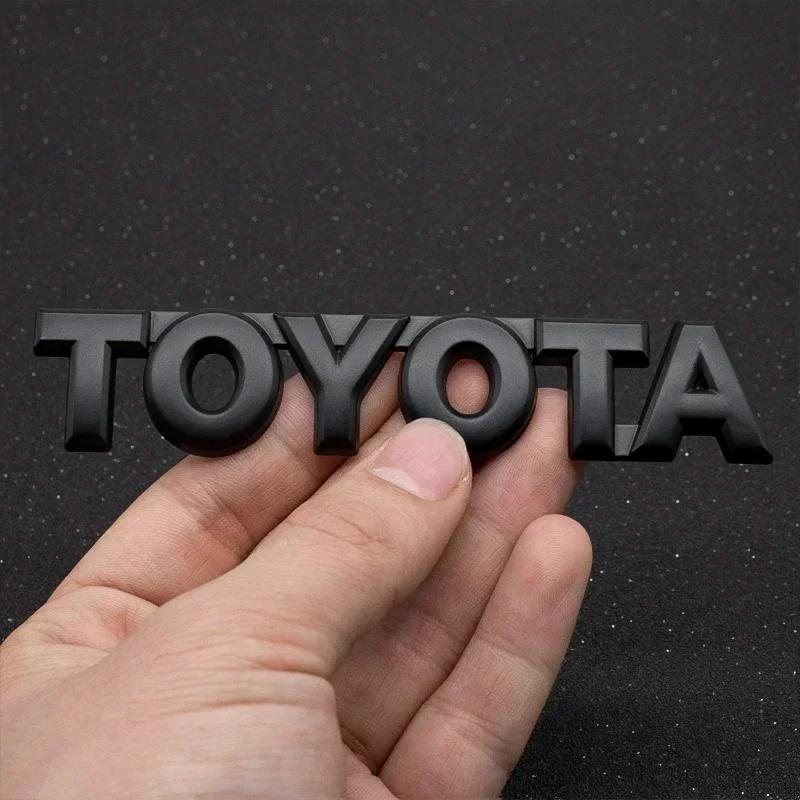 LGPE6 For Toyota 3D emblem stickers front and rear side car logo RAV4  GT86 Corolla Camry Prado Crown REIZ CHR  Avalon Highlander
