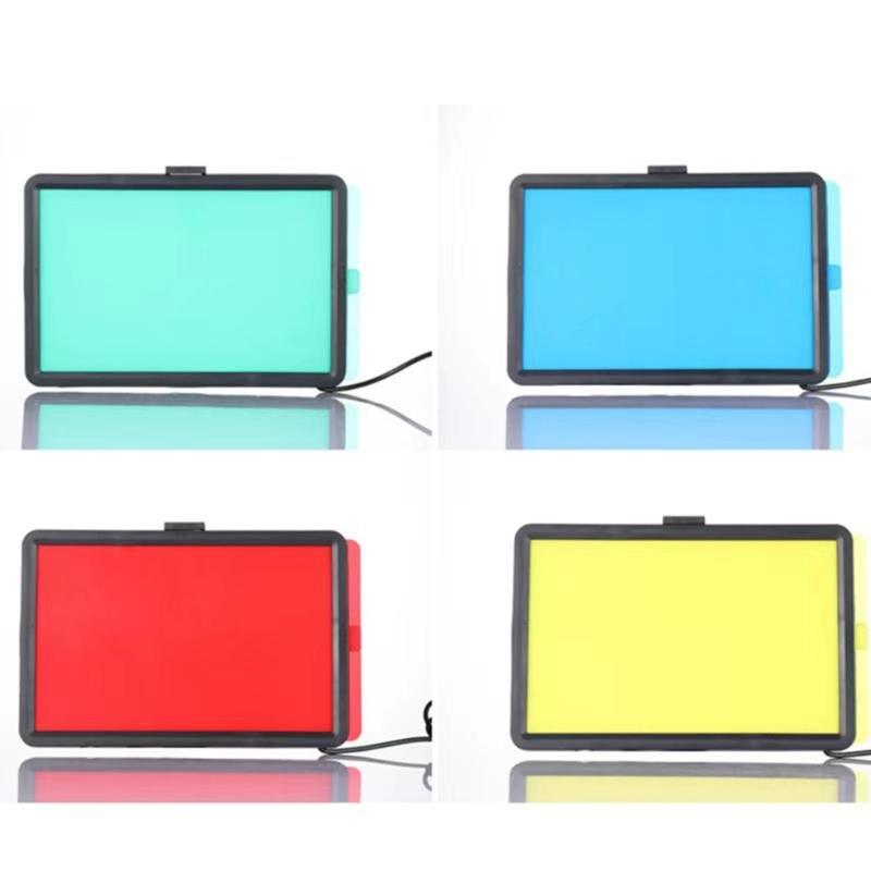 Светодиодные студийные светильники 2700-6000K Регулируемая яркость Питание от USB Дополнительный штатив и цветные фильтры для видеозаписи