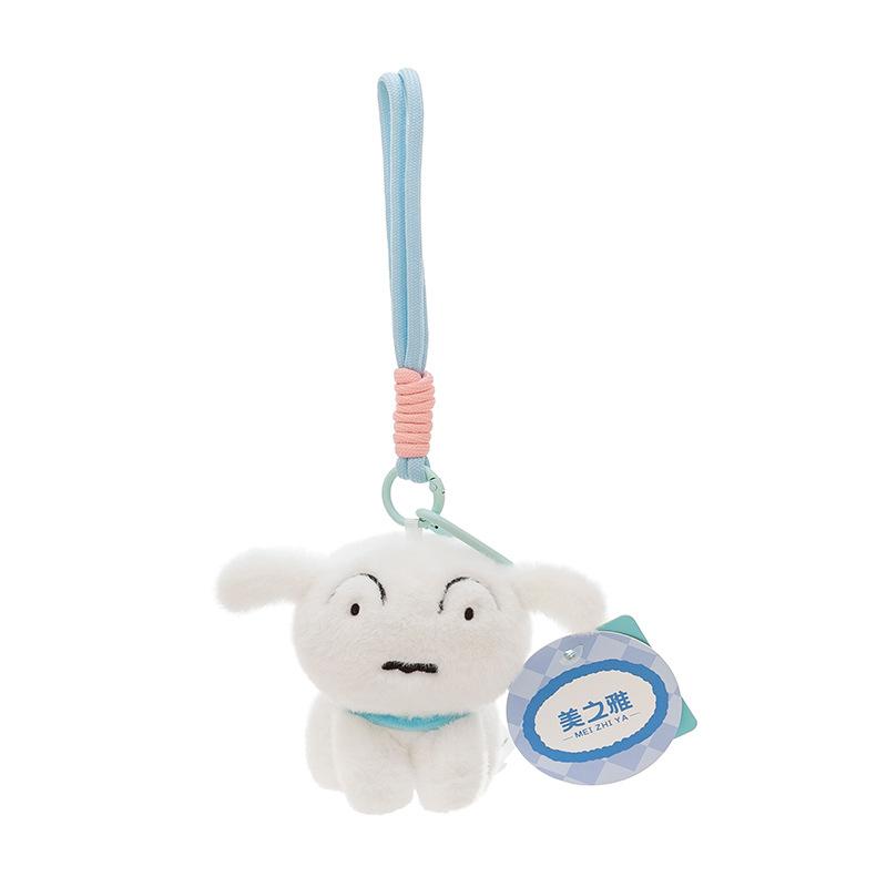 Оригинальный плюшевый кулон в виде Крэйона Шин-чана и Широ, мультяшный анимационный питомец, кукла-подвеска, украшение, подарок на день рождения