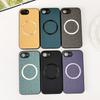For iPhone 16e Case Drop-Proof TPU+Cloth Back Phone Cover Compatible with MagSafe
