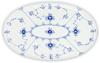 Imported Royal Copenhagen Blue Fluted Plain Oval Dish Plate Wedding Gift Present 1016759 [Regular Product] 23.5cm
