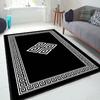 Decorative Special Design Modern Floor Rugs Patterned Non-Slip Base Washable
