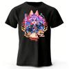 Fashion Anime Fox Spice Girl Creative Cotton Short Sleeve MensWomens Fashion New Leisure Sports Tshirt Large Loose Top