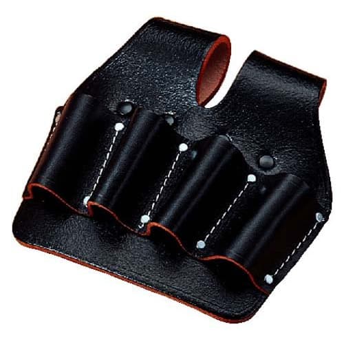 Kozuchi Black Split Leather Pliers Holder, 7-inch, 4-Piece Set, SP-A4