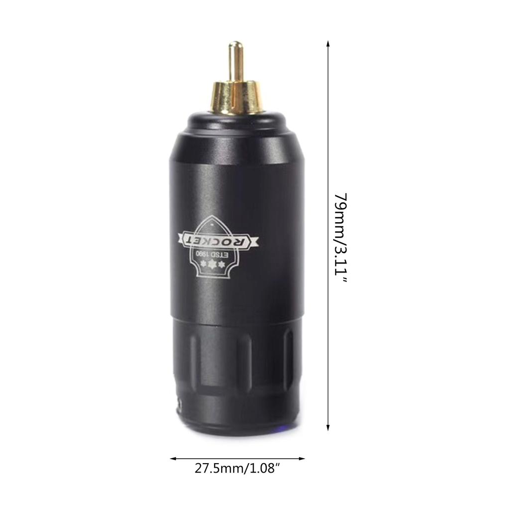 1200mAh Professional Tattoo Pen Battery RCA Connector Mini Wireless Power Supply For Tattoo Machine Pen Accessory