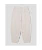 8SECONDS Structure Ivory Balloon Fit Denim Pants Ivory