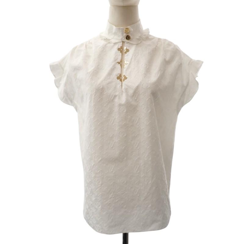 LOUIS VUITTON  1A5M04 34 blouse white cotton Women
