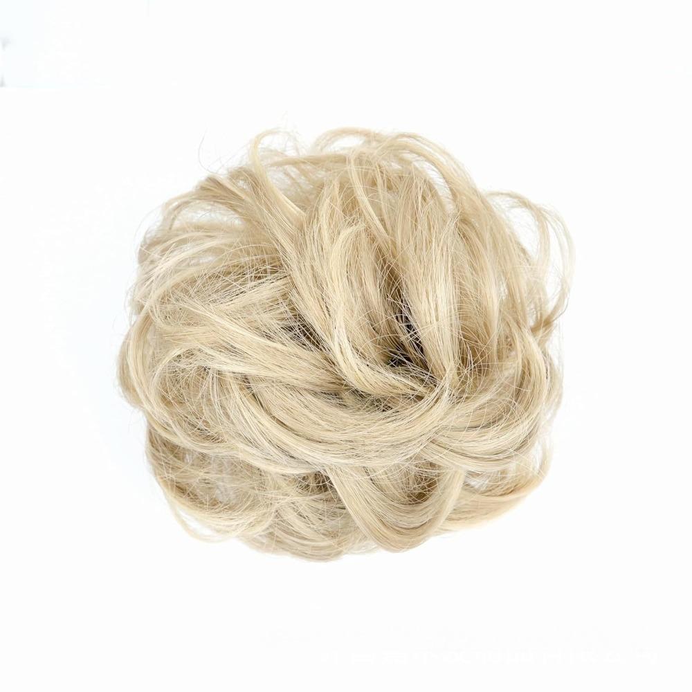 Ленивый пучок для волос | Большая пушистая резинка-краб