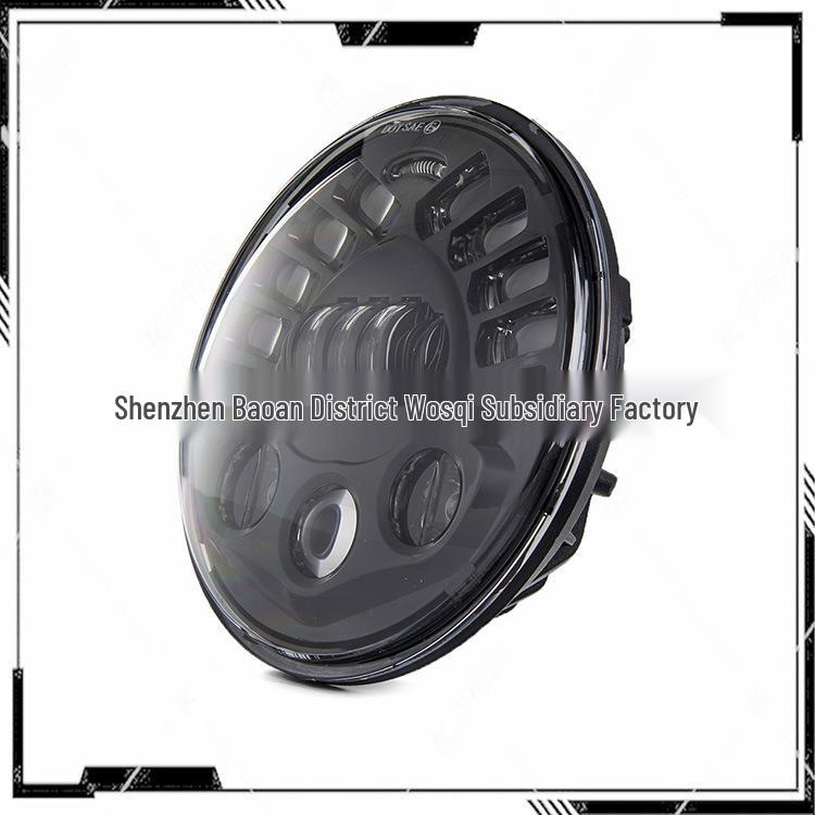 7" Jeep Wrangler & Harley Davidson Road Glide Motorcycle Modified Headlights with Single-Sided Turn Signal Function