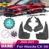 Car Mudguards Mud Flaps For Mazda CX-30 DM 2022 2023 CX 30 CX30 Mudguard Mud Splash Guards Fender Mudflaps
