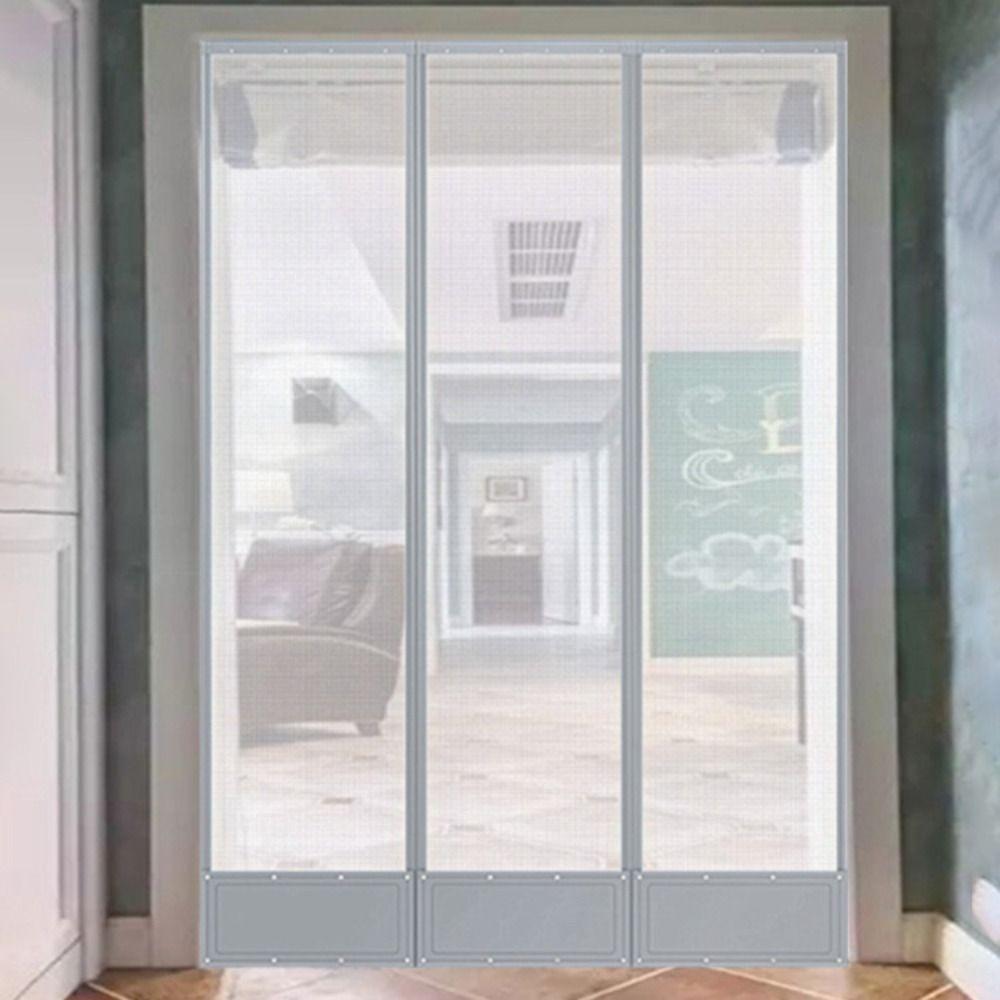 Well-ventilated Magnetic Mesh Door Curtain Mosquitoproof Partition Door Curtain Balconies