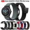 22-мм спортивный нейлоновый ремешок для SUUNTO RACE S/VERTICAL/OCEAN Запасной браслет для SUUNTO 9 Peak DLC/PRO Эластичная петля Ремешок для часов