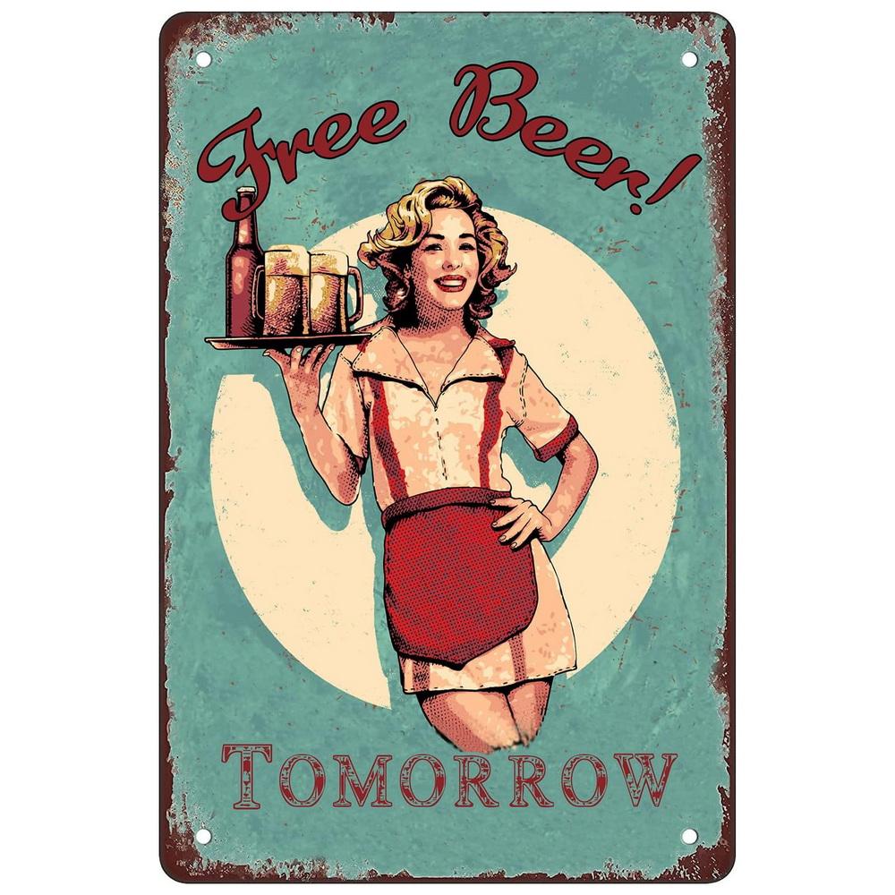 I Beleive In Have Another Beer Metal Tin Signs Posters Plate Wall Decor for Bars Man Cave Cafe Clubs Retro Posters Plaque