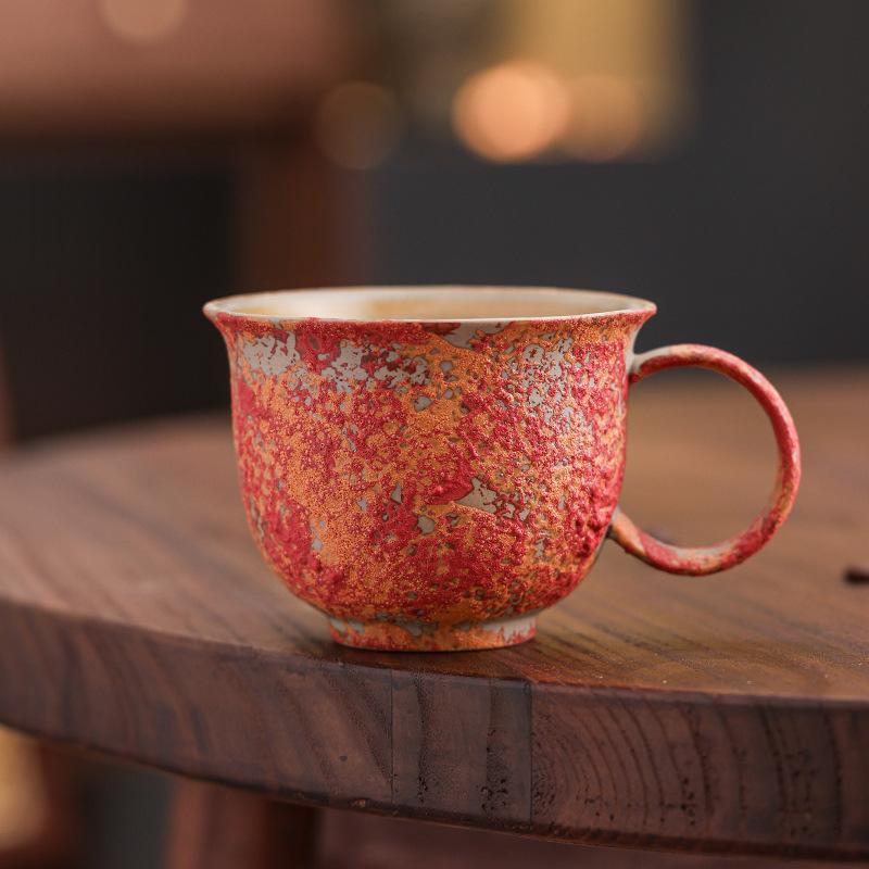 Керамическая кофейная чашка в скандинавском стиле, для послеобеденного чая, для американского латте, для латте, чашка-цветок, креативная кружка, бытовая чашка