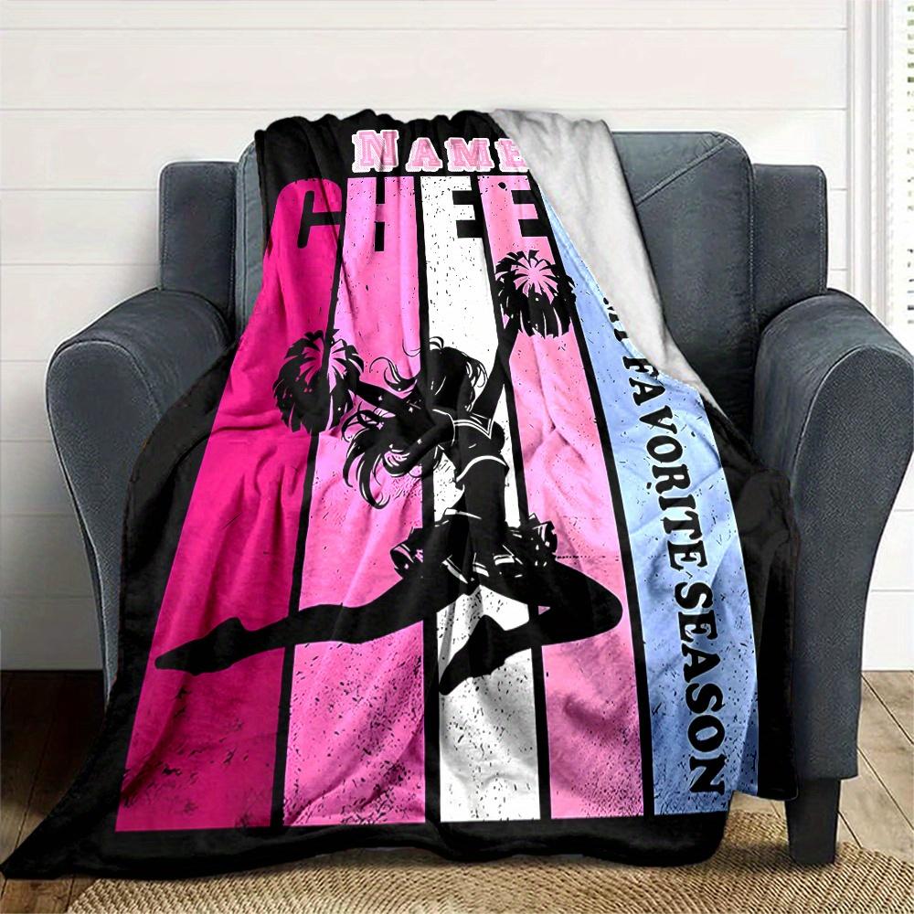Live Cheer Blanket Personalized Name Soft Comfortable Stylish Blanket Car Blanket Perfect For Travel Camping Outdoor Home Suitable For All Seasons