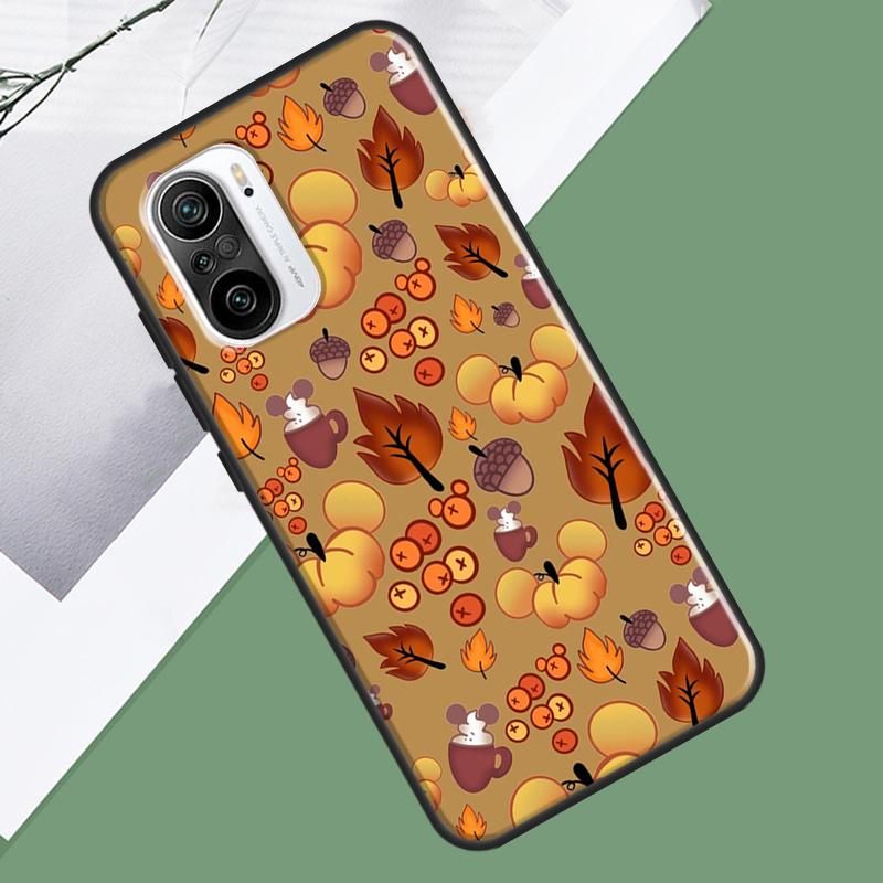 Autumn Pumpkins For POCO X5 X3 F5 Pro F4 X4 GT M5s C40 F3 Phone Case For Xiaomi 12T 11T Pro 12 13 Lite 12X