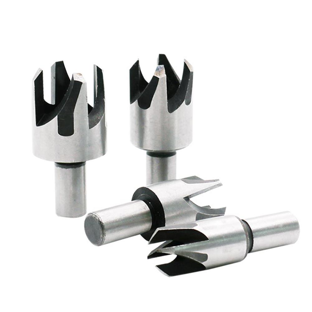 Claw-type Carbon Steel Woodworking Cork Drill Set Cork Knife Carpentry Drill Tools 4PCS/Set