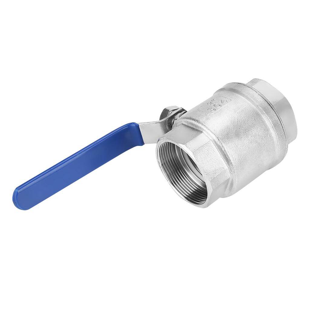 Шаровой кран из нержавеющей стали 304 с двумя частями, полнопроходной, с внутренней резьбой, 2" DN50 1000 WOG