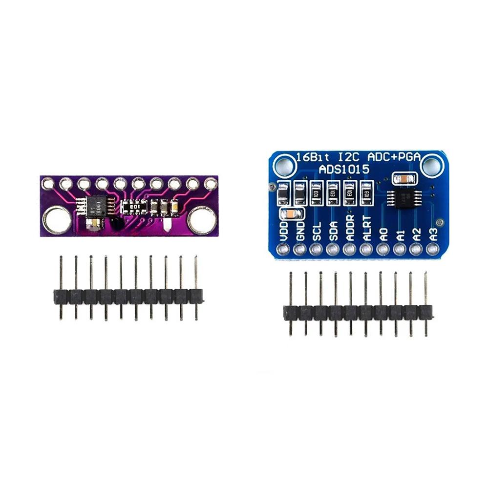 5pcs ADS1015 ADC Analog-to-Digital Converter Module, I2C Interface, 2.0V To 5.5V Development Board Converter Module