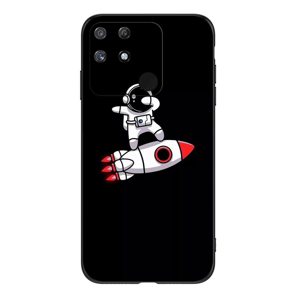 Для Realme Narzo 50A чехол 6,5 дюймов для OPPO Realme Narzo50A 50 A чехол RMX3430 чехол для телефона черный чехол из ТПУ милый забавный