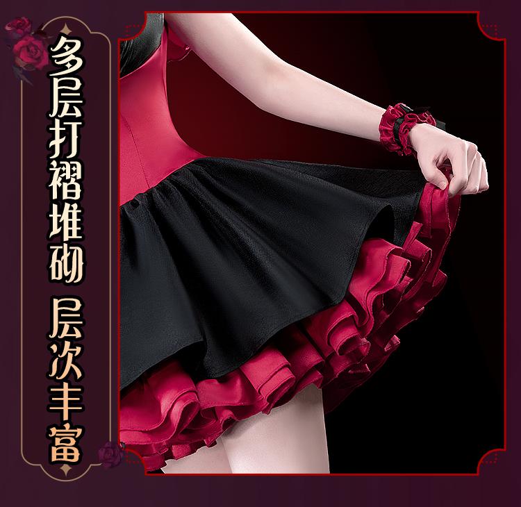 Newly Mooyiyi cos Tokisaki Kurumi Cosplay costume Halloween lolita style clothes Nightmare S-XL Red dress Outfit