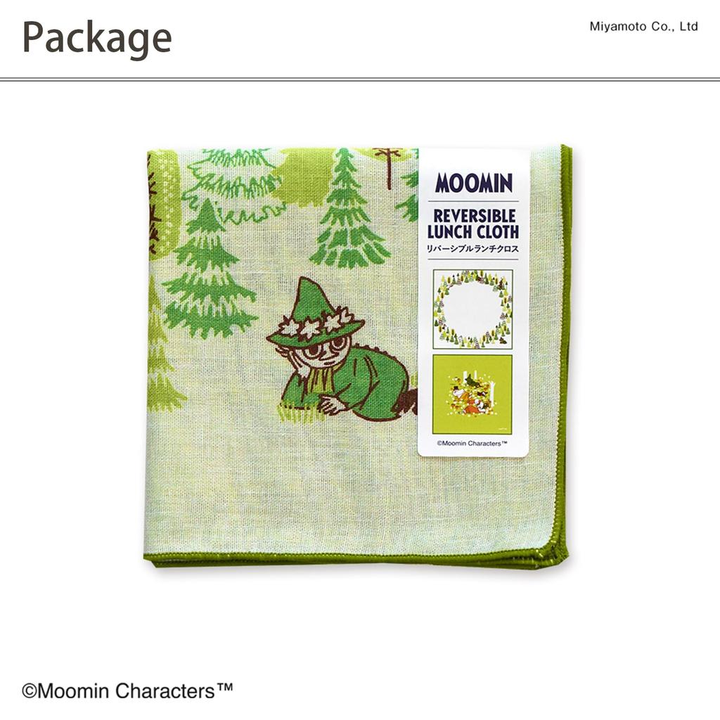 MOOMIN JIKAN STYLE Moomin Goods Lunch Cloth Bento Wrap Cotton Apple Orange Forest Ribbon Dot Rain Stripe Sunnyday 48 x 48 cm 05930 100% Approx.