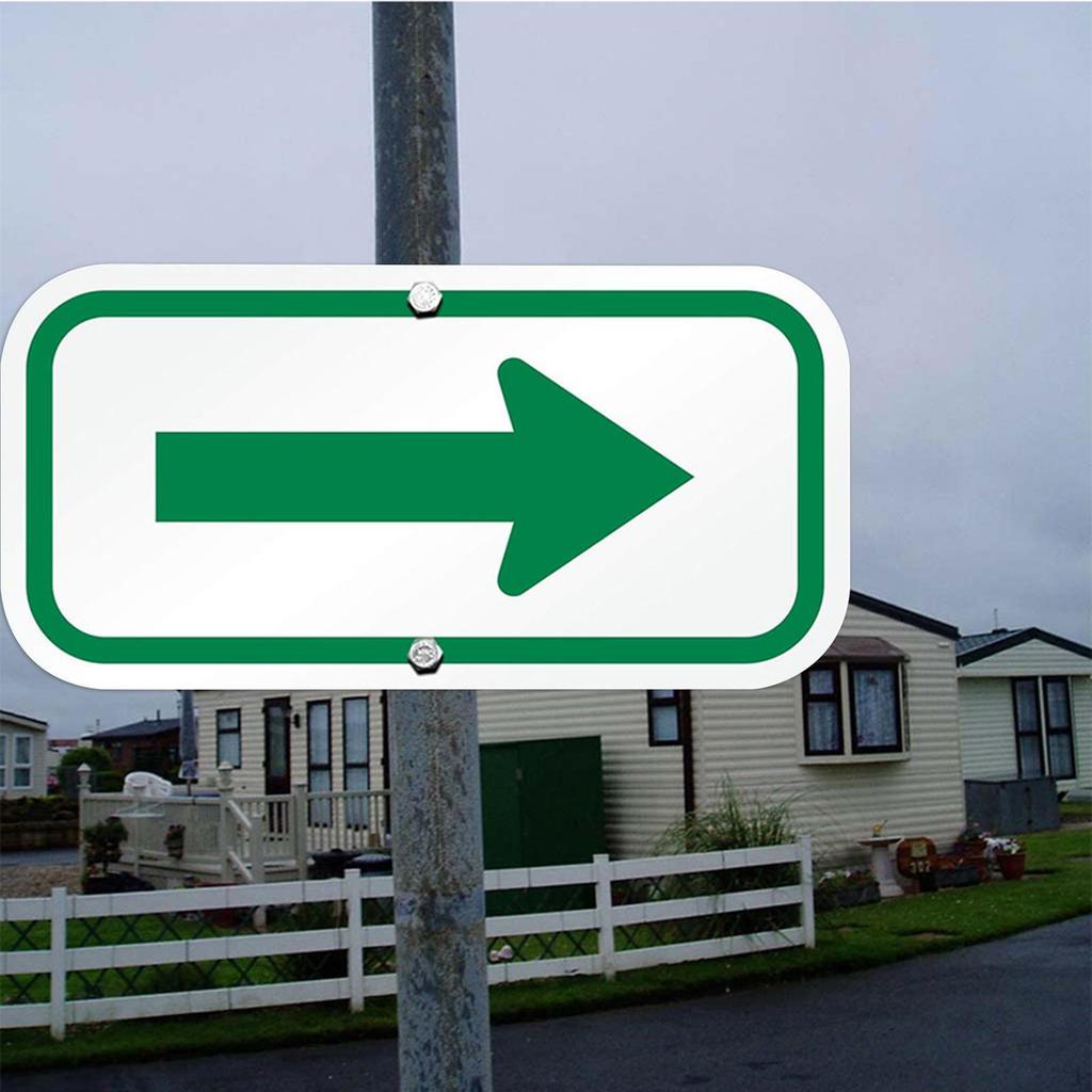 Знак стрелки светоотражающий, легко устанавливается на улице, в помещении, для указания направления, водонепроницаемый, земля