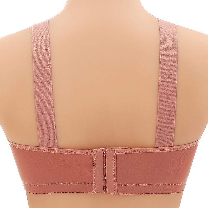 Новинка 2024 года, женский бюстгальтер большого размера, сексуальное кружевное нижнее белье без стального кольца, пуш-ап, боковая застежка, нижнее белье для мам, бюстгальтеры Mujer