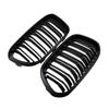 Car Front Bumper Grilles Kidney Racing Grill For BMW 1 Series F20 F21 LCI 120i 2016 2017 Double Slat Replacement Grille