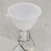 1 set Plastic Funnel Set White Kitchen Funnels for Filling Bottles, Automotive Oil Funnels for Lubricants and Fluids