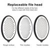 Набор для удаления мозолей, профессиональная шлифовальная машинка для ног из нержавеющей стали, ловушка омертвевшей кожи