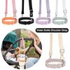 Hands-Free Water Bottle Shoulder Strap Adjustable Silicone Cup Holder Water Bottle Holder  Outdoor