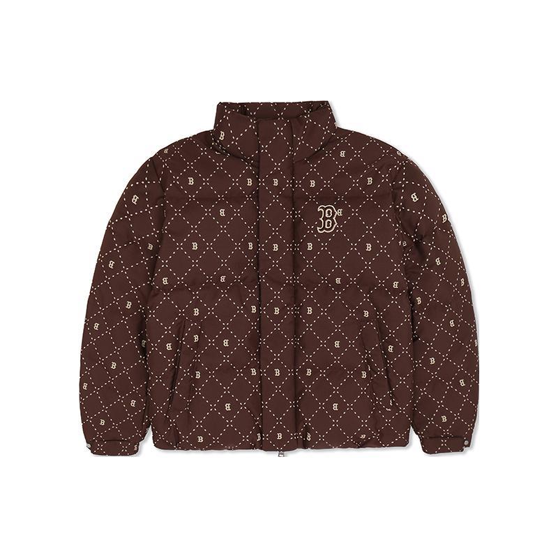 Новые пуховики MLB Унисекс Темно-коричневые 3ADJM0536-43BRD