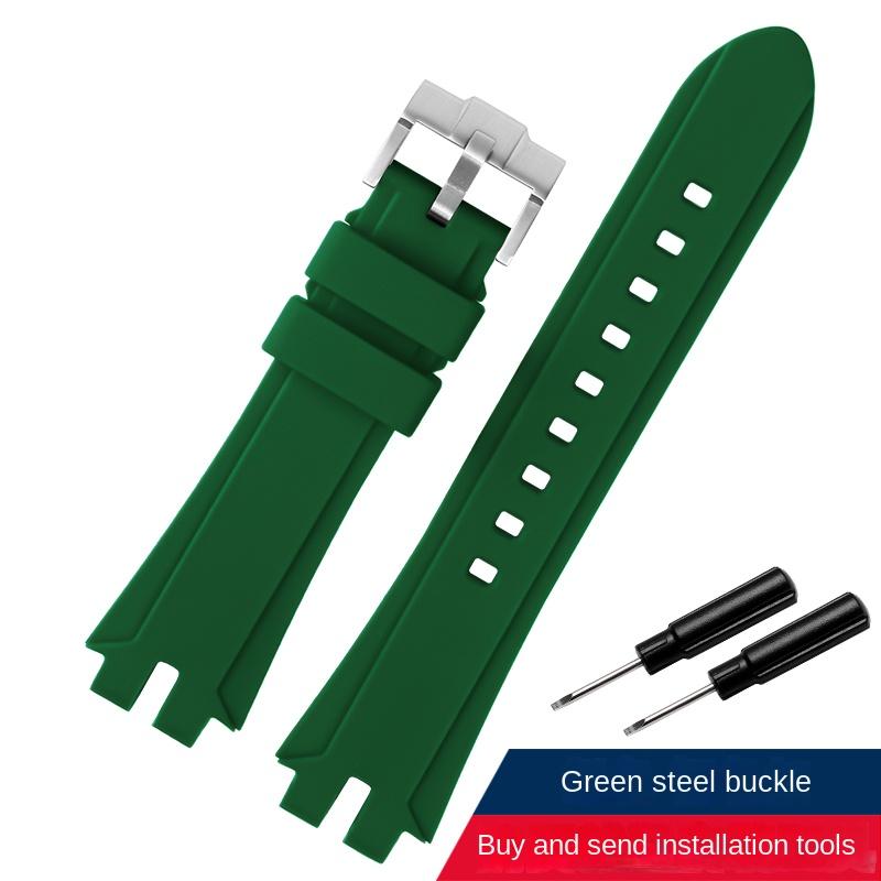 Для часов Casio PROTREK ремешок PRW-6100Y PRW-3000 PRW-3100 PRW-6000Y/YT/FC-1 Мужской силиконовый ремешок для часов Пряжка для часов из нержавеющей стали