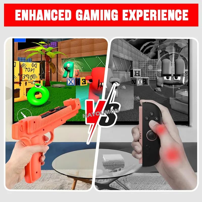 1 Pair Shooting Game Gun for Switch 2 Joypad Controller Shooting Gunstock Hand Grip Gaming Accessories Dropshipping