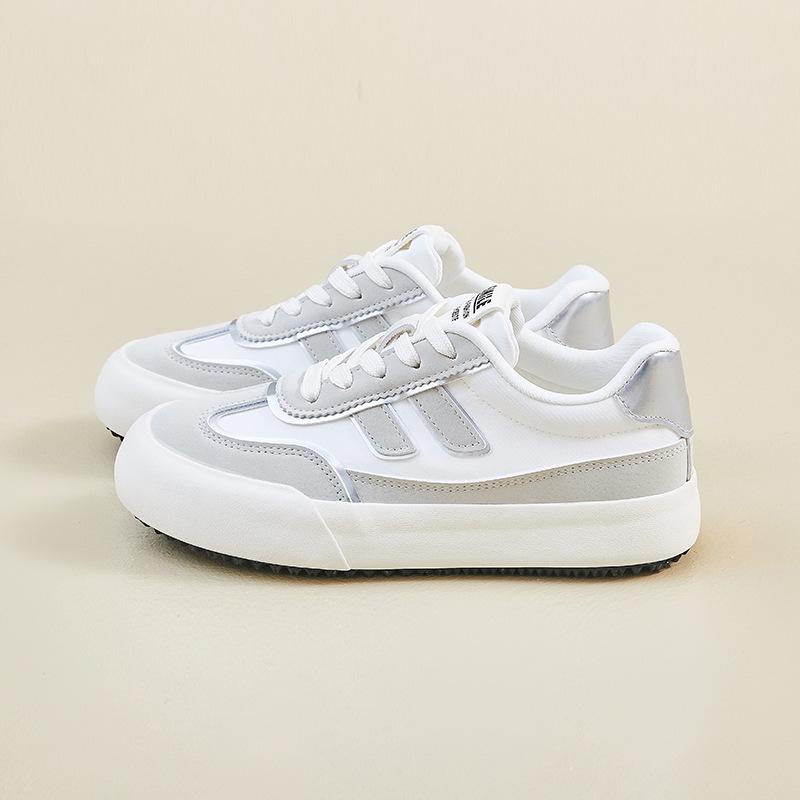 Fashion Women Shoes 2025 Spring Autumn New Breathable Non Slip Platform Sneakers Fashion Comfortable Height Increase Lace-up Casual Shoe