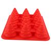 12 Hole   Christmas Tree Silicone Mold Cake Mould for Mousse Chocolate Muffin Baking Tool